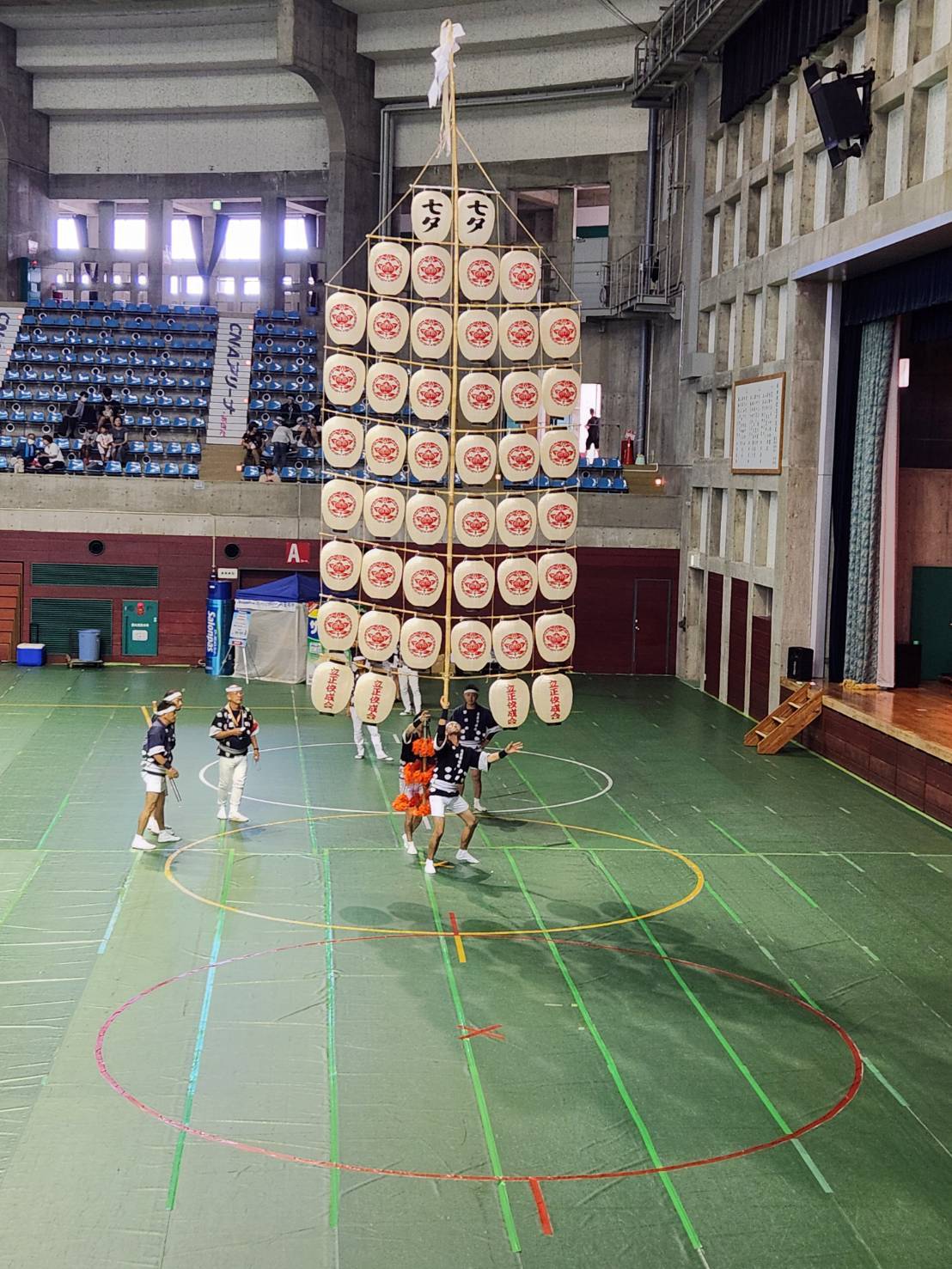 「第77回竿燈妙技大会」大若規定演技・個人戦・大若自由演技・小若囃子方