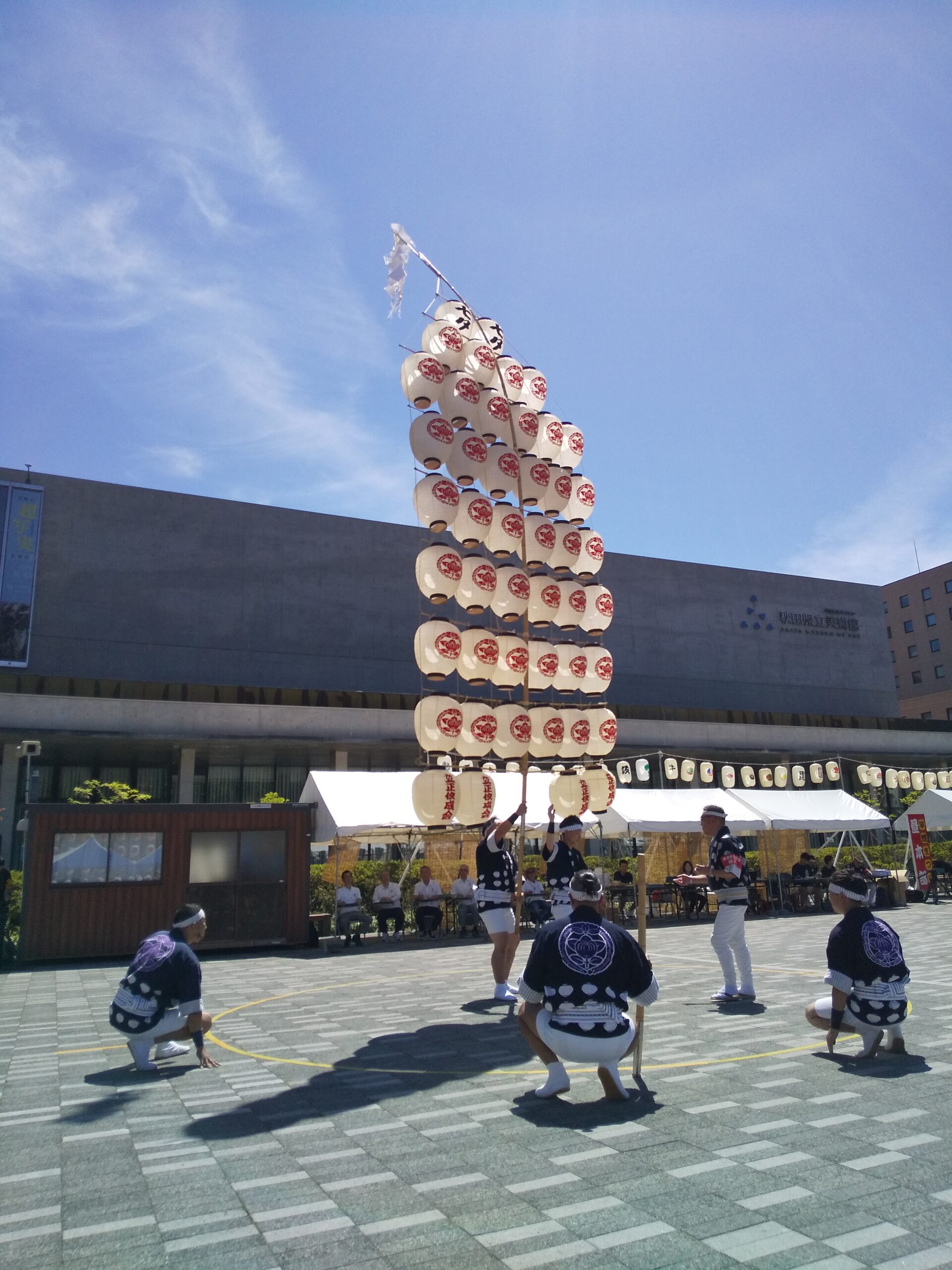 「第78回竿燈妙技大会」大若規定演技・大若囃子方・個人戦・大若自由演技